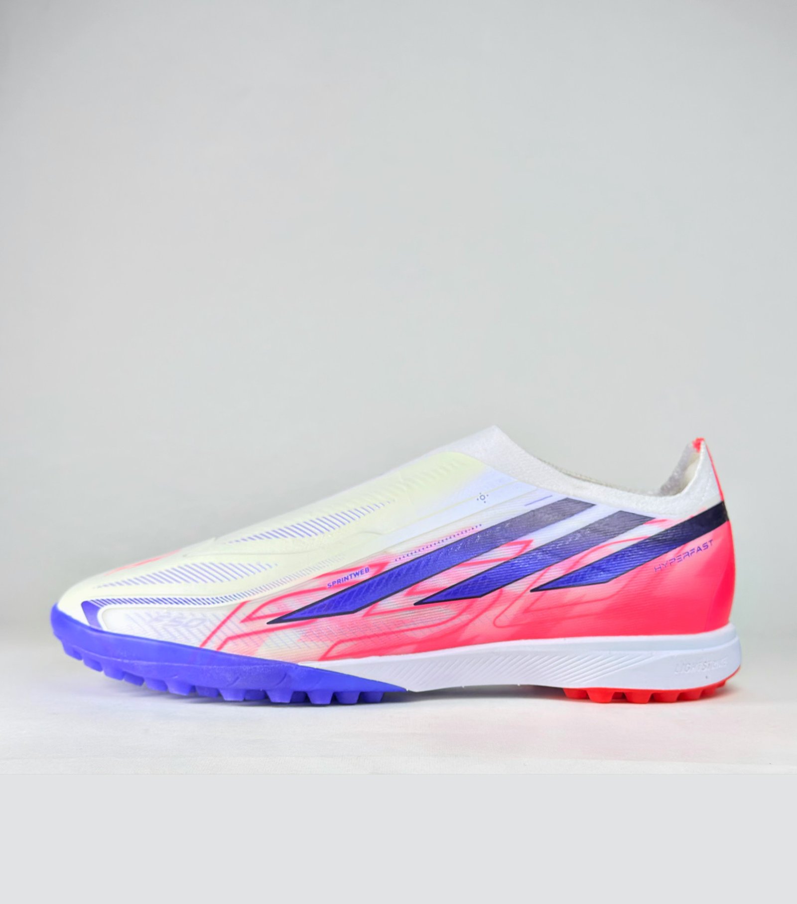 Hyperfast Elite Laceless Turfs  - ًWhite&blue