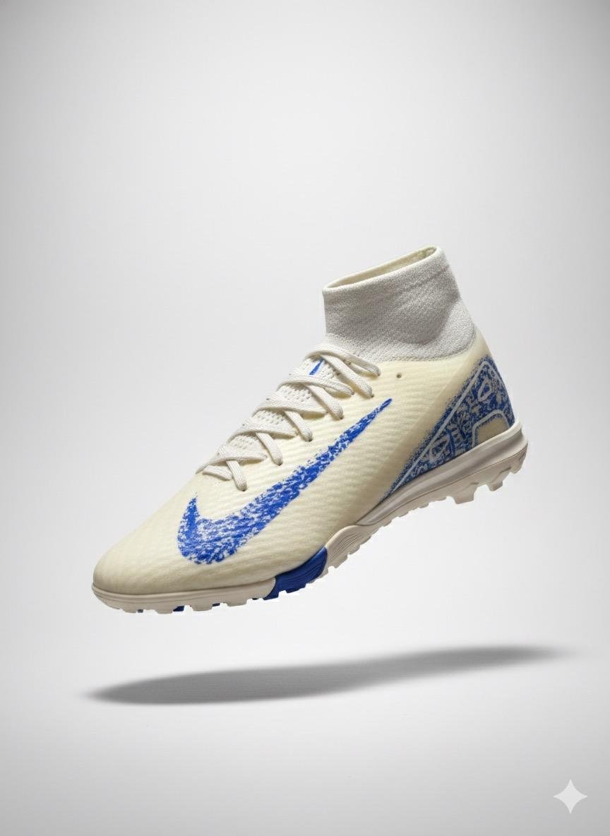 Air16 Pro High Turf Kids  - ًWhite&blue